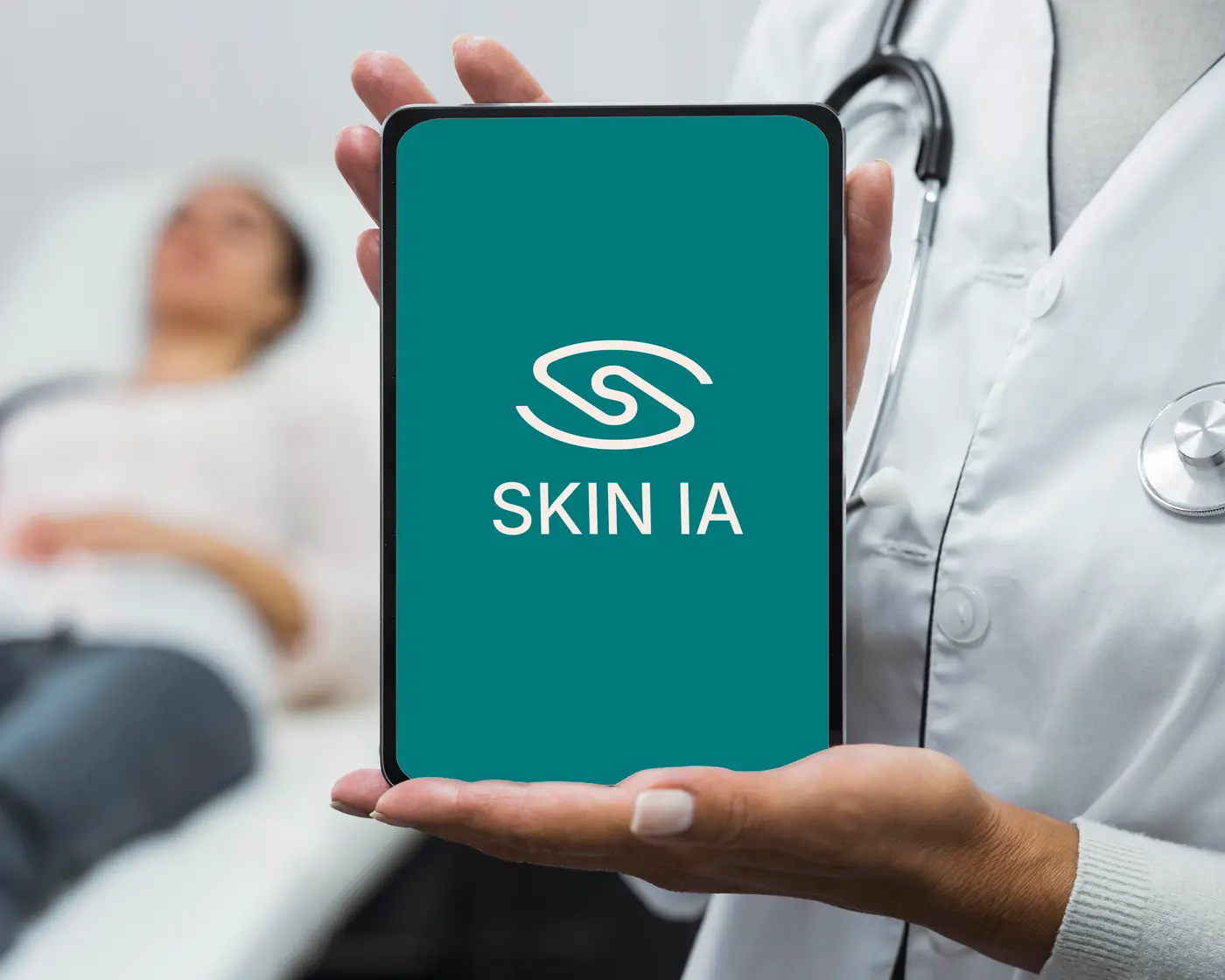 Application SKIN IA sur smartphone